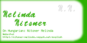 melinda nitsner business card